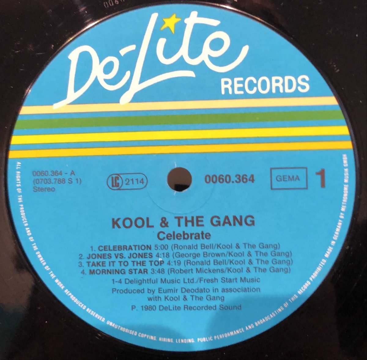 Kool & The Gang ‎– Celebrate!  LP Plak - Görsel 3