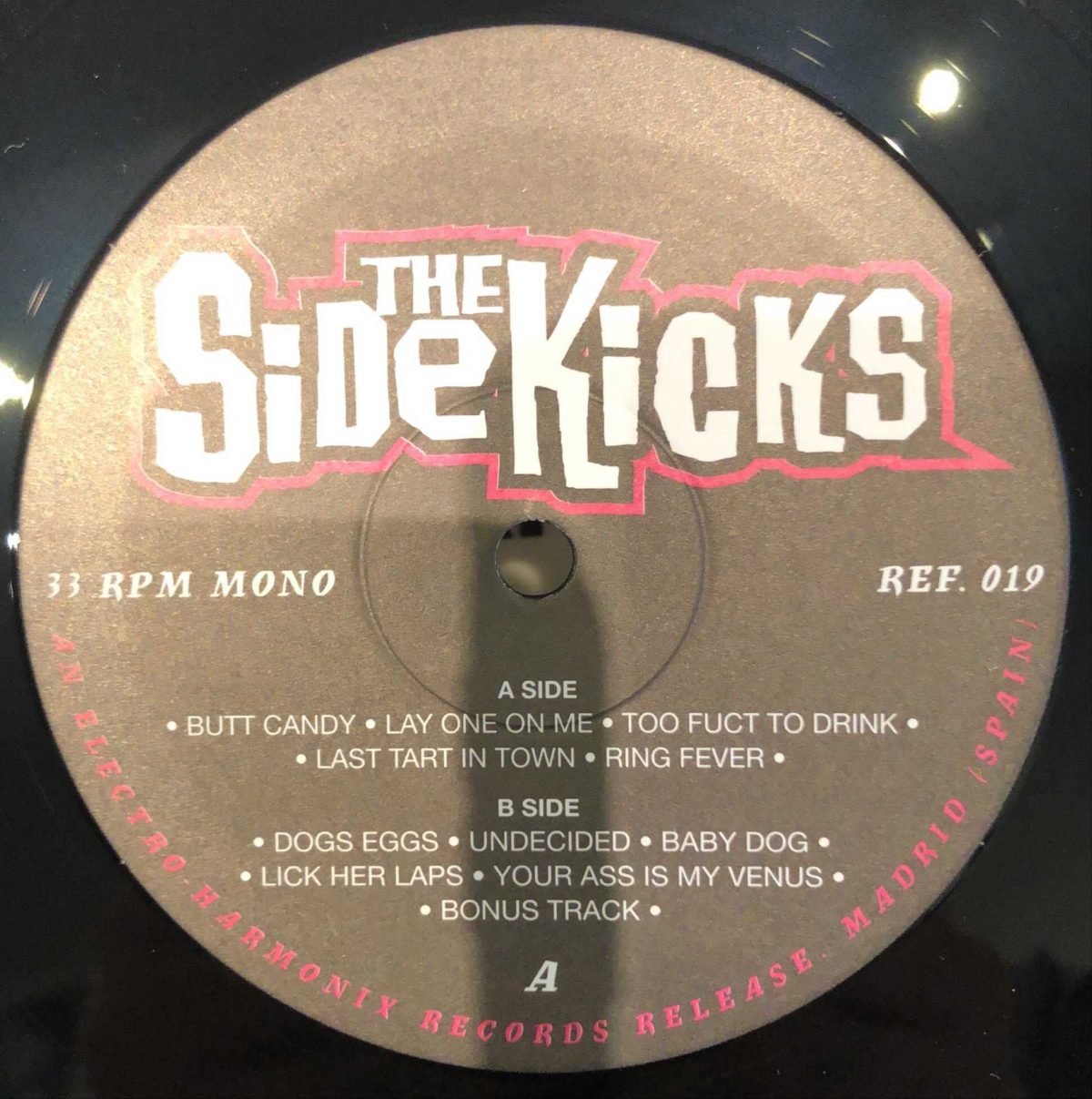 The Sidekicks ‎– Butt Candy  LP Plak - Görsel 2