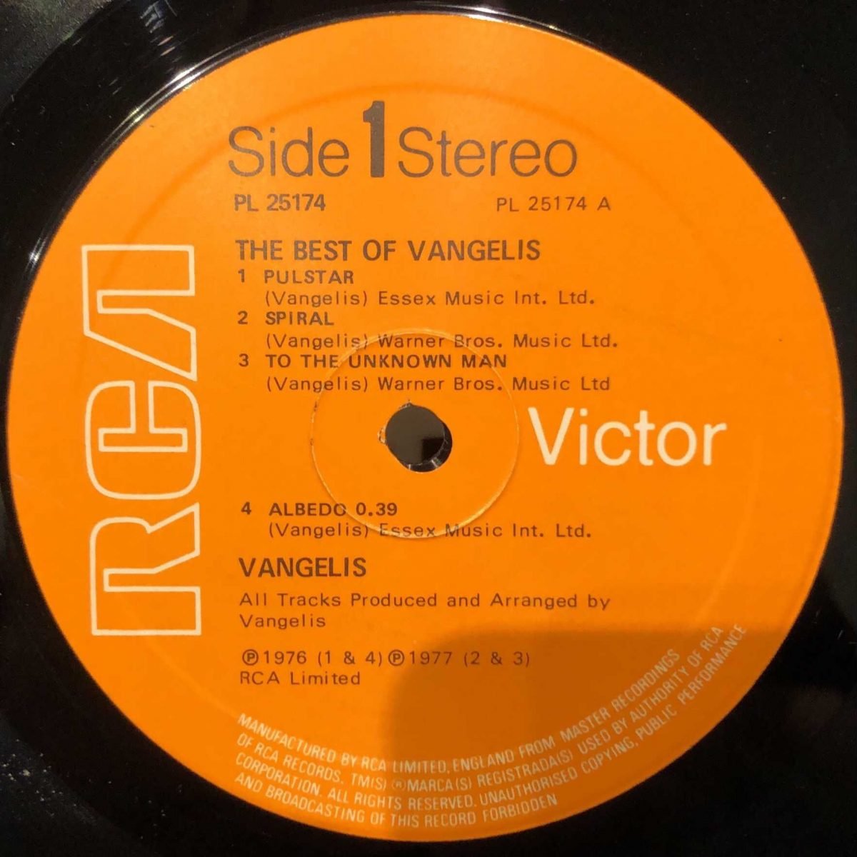 Vangelis ‎– The Best Of Vangelis LP Plak - Görsel 3