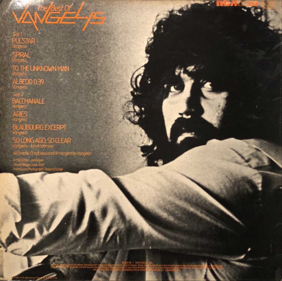 Vangelis ‎– The Best Of Vangelis LP Plak - Görsel 2