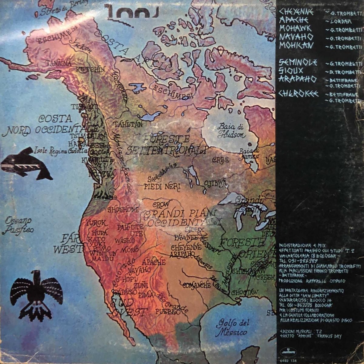 Beppe Maniglia ‎– Indians LP Plak - Görsel 2