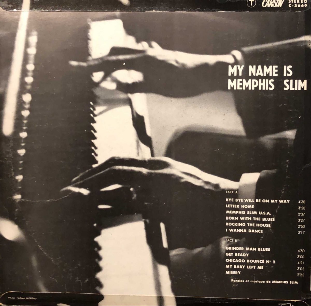 Memphis Slim ‎– My Name Is Memphis Slim LP Plak - Görsel 2