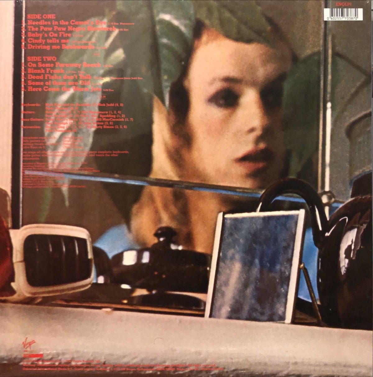 Brian Eno ‎– Here Come The Warm Jets LP Yeni Basım Plak - Görsel 2