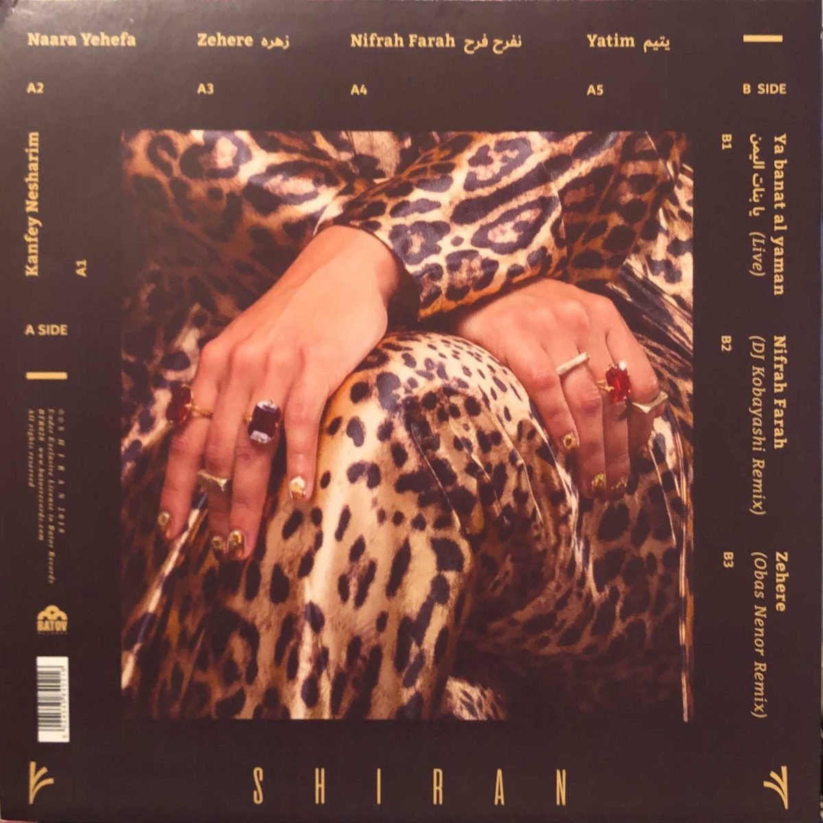 S H I R A N ‎– S H I R A N - شيران LP Plak - Görsel 2