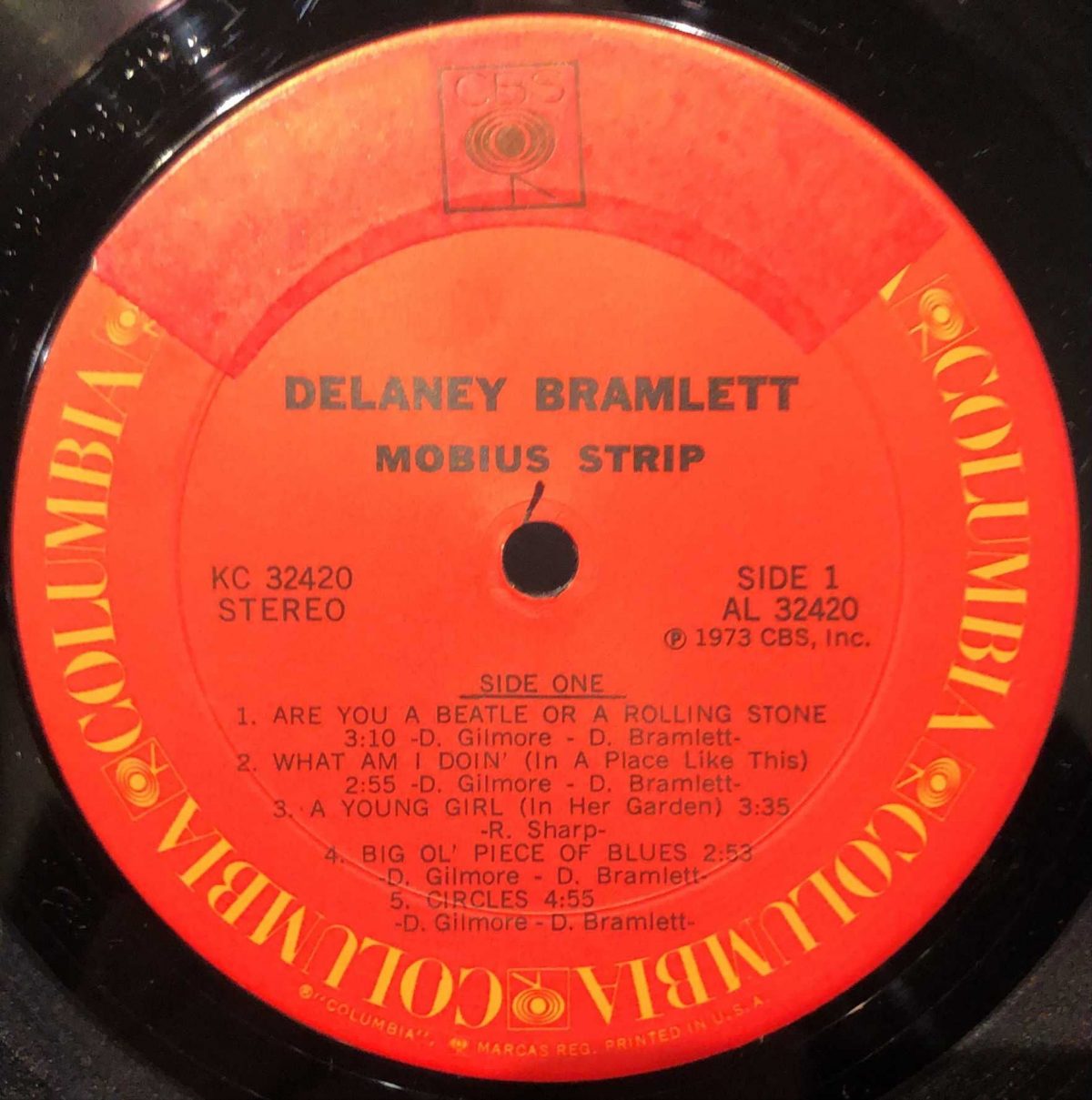 Delaney Bramlett ‎– Mobius Strip LP Plak - Görsel 3