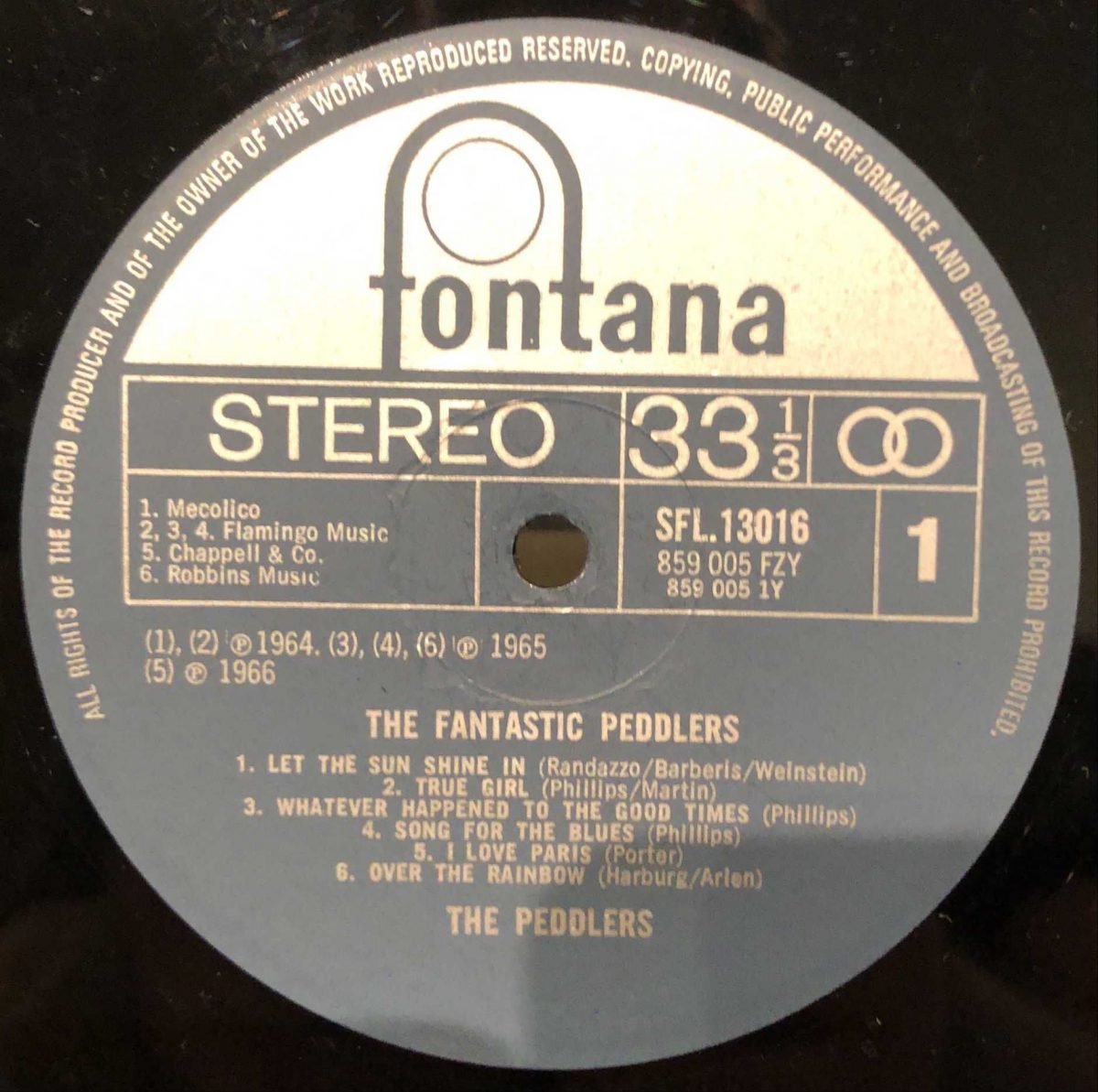 The Peddlers ‎– The Fantastic Peddlers LP Plak - Görsel 2