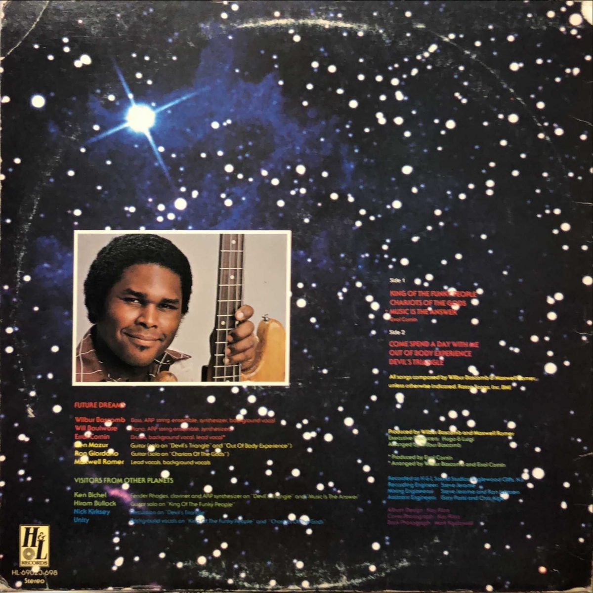 Wilbur Bascomb ‎– And Future Dreams LP Plak - Görsel 2