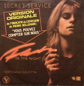 Secret Service ‎– Flash In The Night 45lik Plak