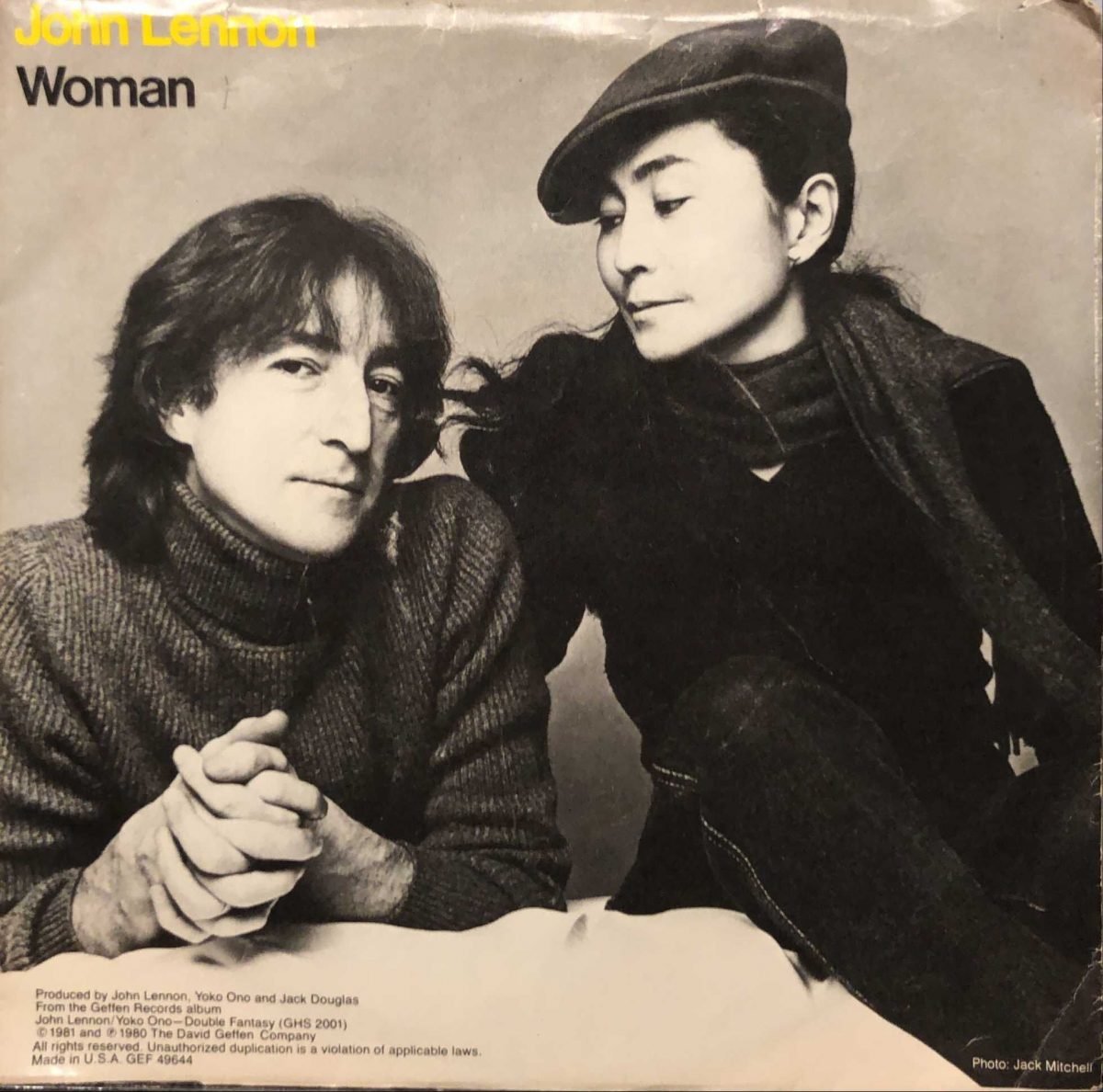 John Lennon ‎– Woman 45lik Plak - Görsel 2