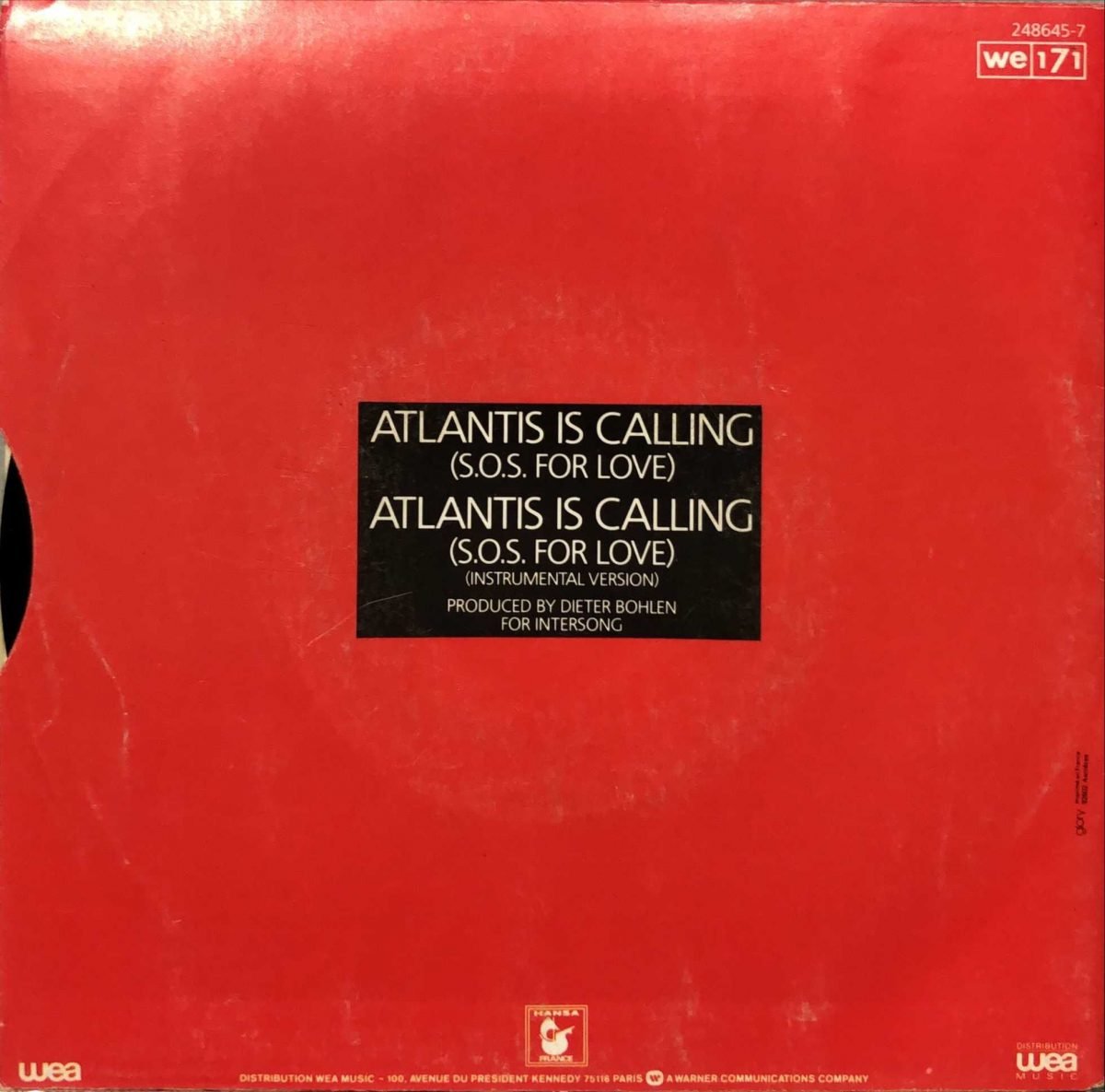 Modern Talking ‎– Atlantis Is Calling (S.O.S. For Love) 45lik Plak - Görsel 3