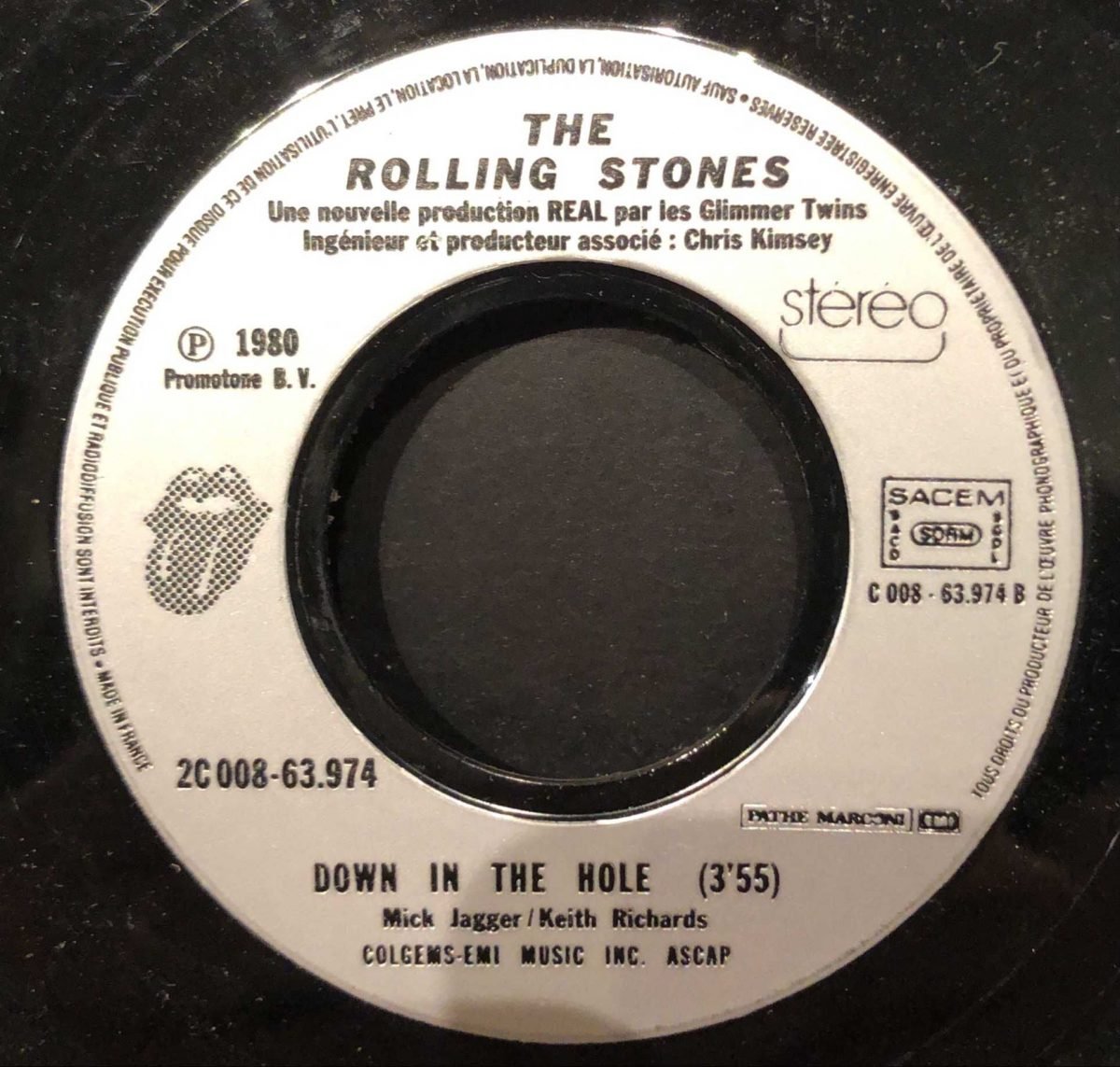 The Rolling Stones ‎– Emotional Rescue 45lik Plak - Görsel 2