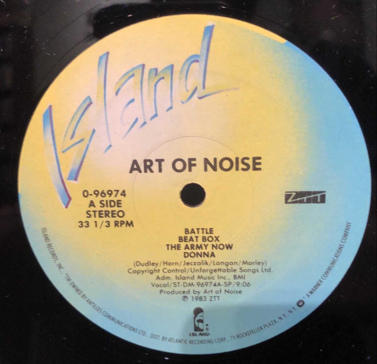 The Art Of Noise ‎– Into Battle With The Art Of Noise EP Plak - Görsel 3