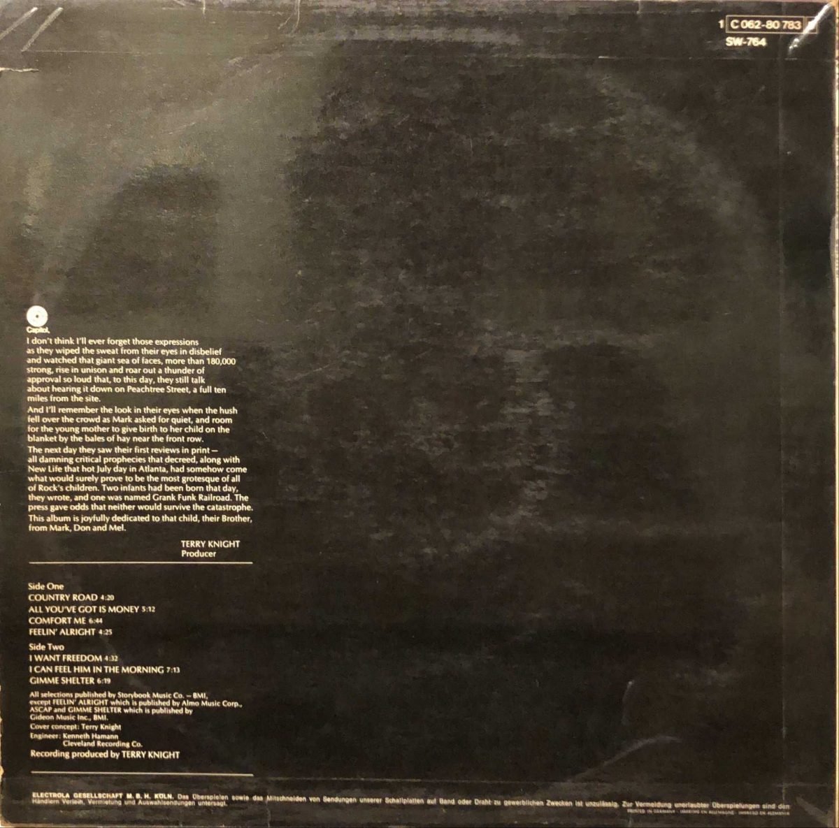 Grand Funk ‎– Survival LP Plak - Görsel 2