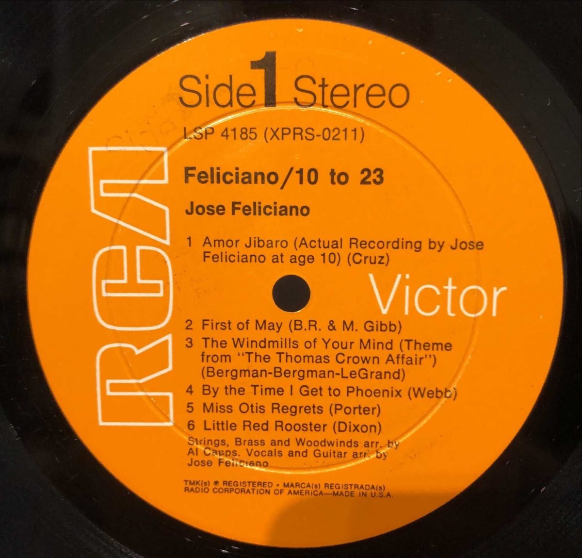 Jose Feliciano ‎– 10 To 23 LP Plak - Görsel 2