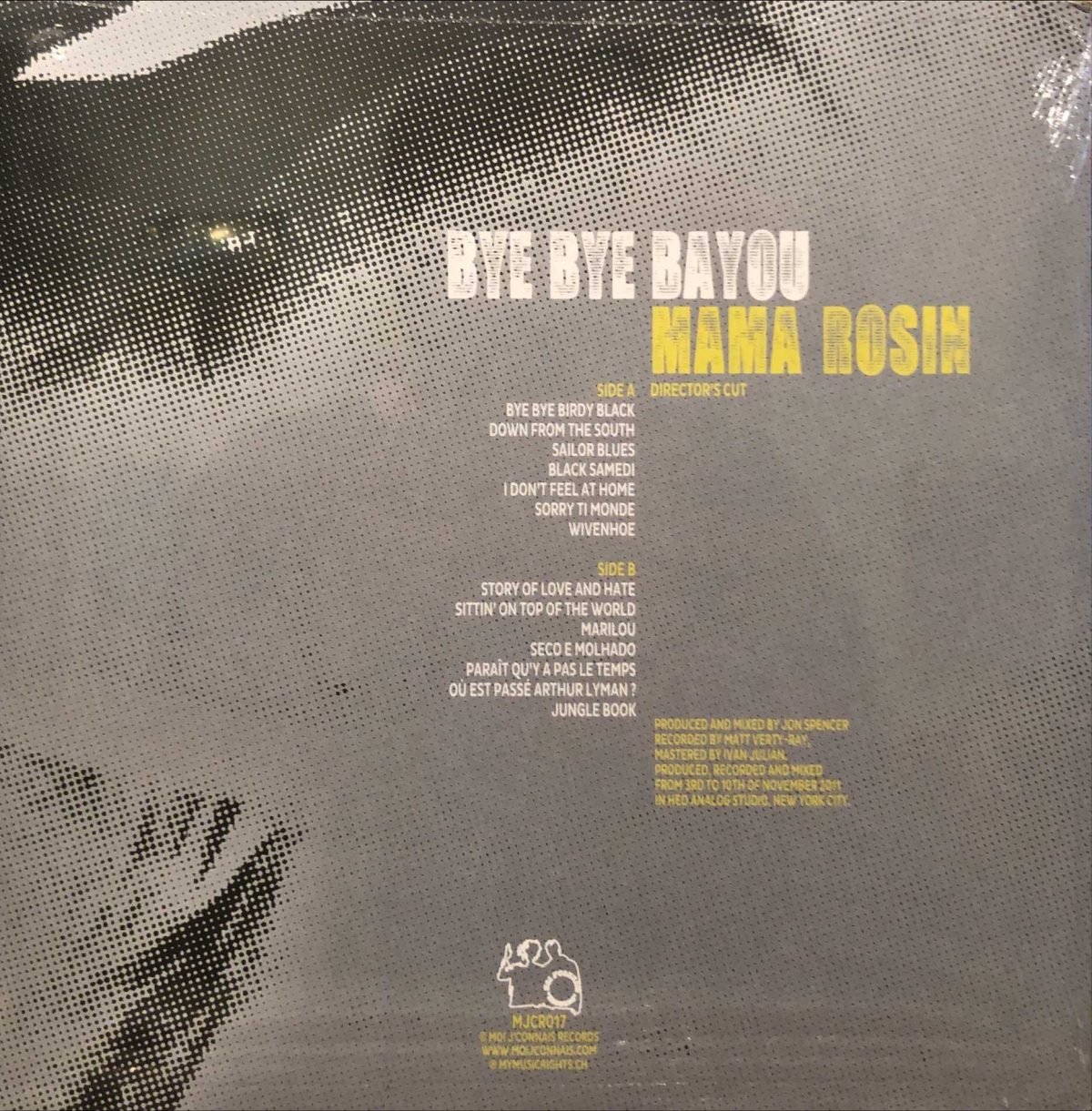 Mama Rosin ‎– Bye Bye Bayou (Director's Cut) LP Plak - Görsel 2