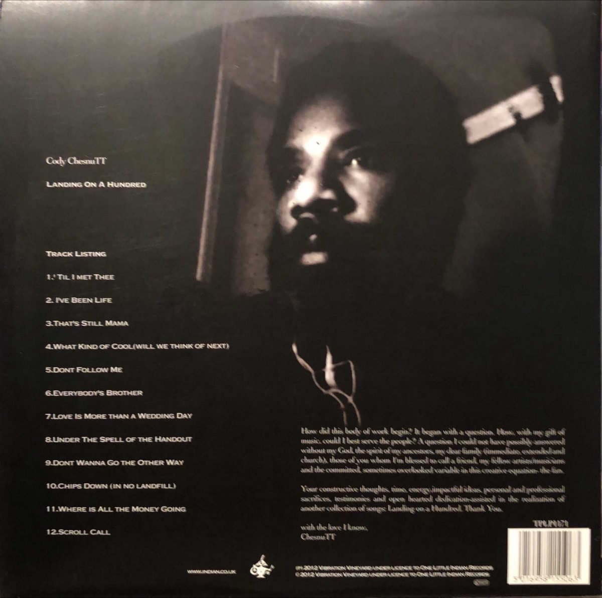 Cody ChesnuTT ‎– Landing On A Hundred 2LP Plak - Görsel 3