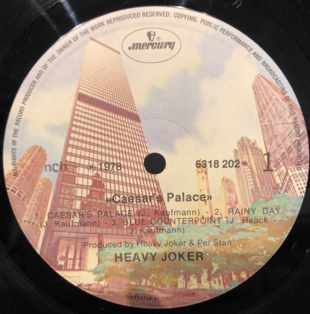 Heavy Joker ‎– Caesar's Palace LP Plak - Görsel 2
