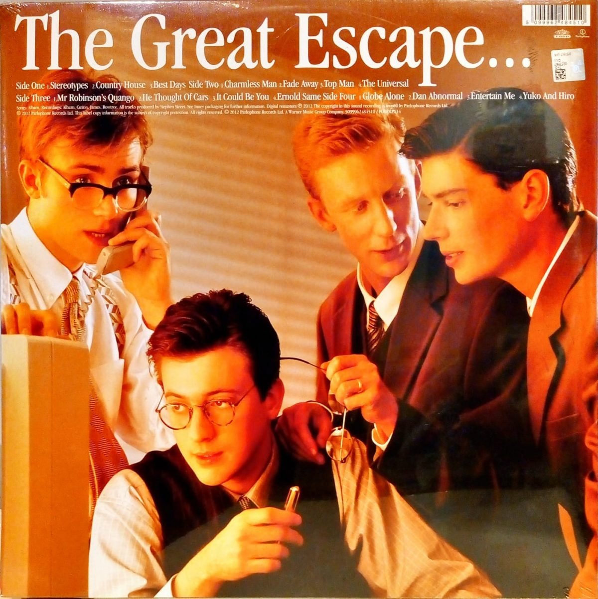 Blur ‎– The Great Escape 2LP Plak - Görsel 2