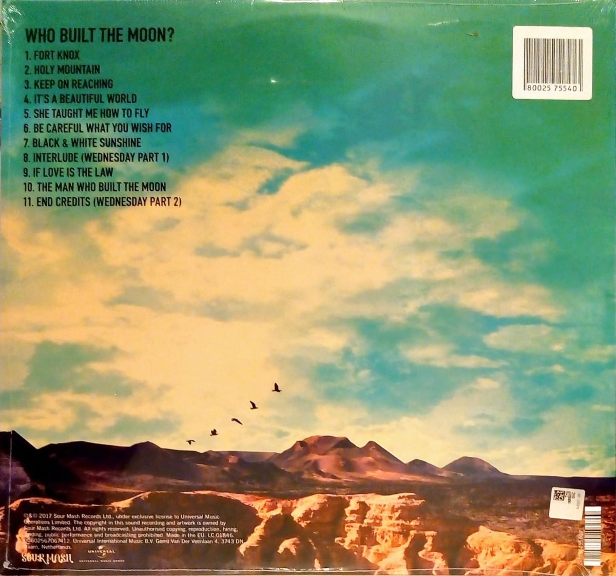 Noel Gallagher's High Flying Birds ‎– Who Built The Moon? LP Plak - Görsel 2