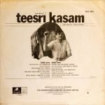 Shankar Jaikishan ‎– Teesri Kasam LP Plak - Görsel 2