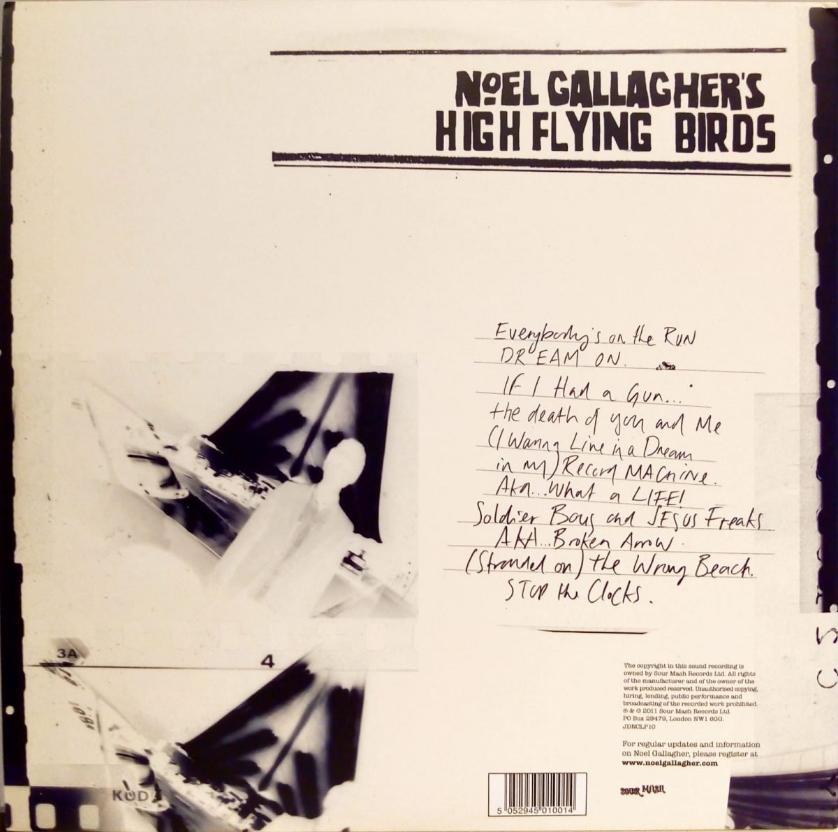 Noel Gallagher's High Flying Birds ‎– Noel Gallagher's High Flying Birds LP Plak - Görsel 2