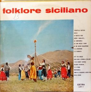 Folklore Siciliano LP Plak
