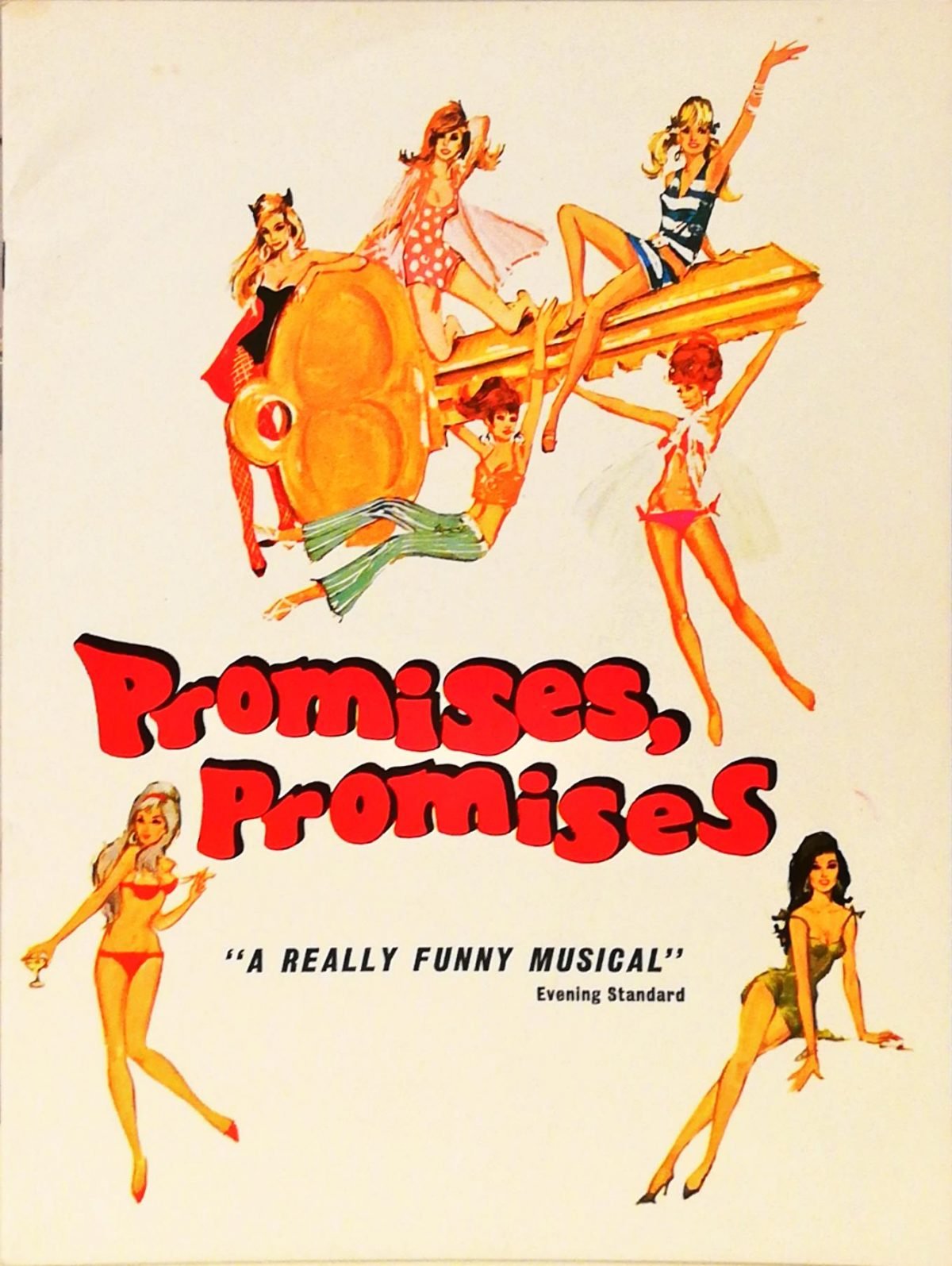 "Promises, Promises" Original London Cast ‎– Promises, Promises LP Plak - Görsel 4