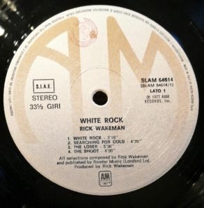 Rick Wakeman ‎– White Rock LP Plak - Görsel 2