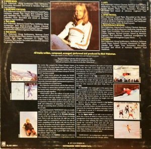 Rick Wakeman ‎– White Rock LP Plak - Görsel 3