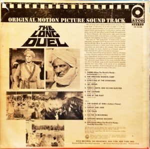 Patrick John Scott ‎– The Long Duel LP Plak Film Müziği - Görsel 3