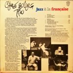 Claude Bolling Trio ‎– Jazz À La Française LP Plak - Görsel 3