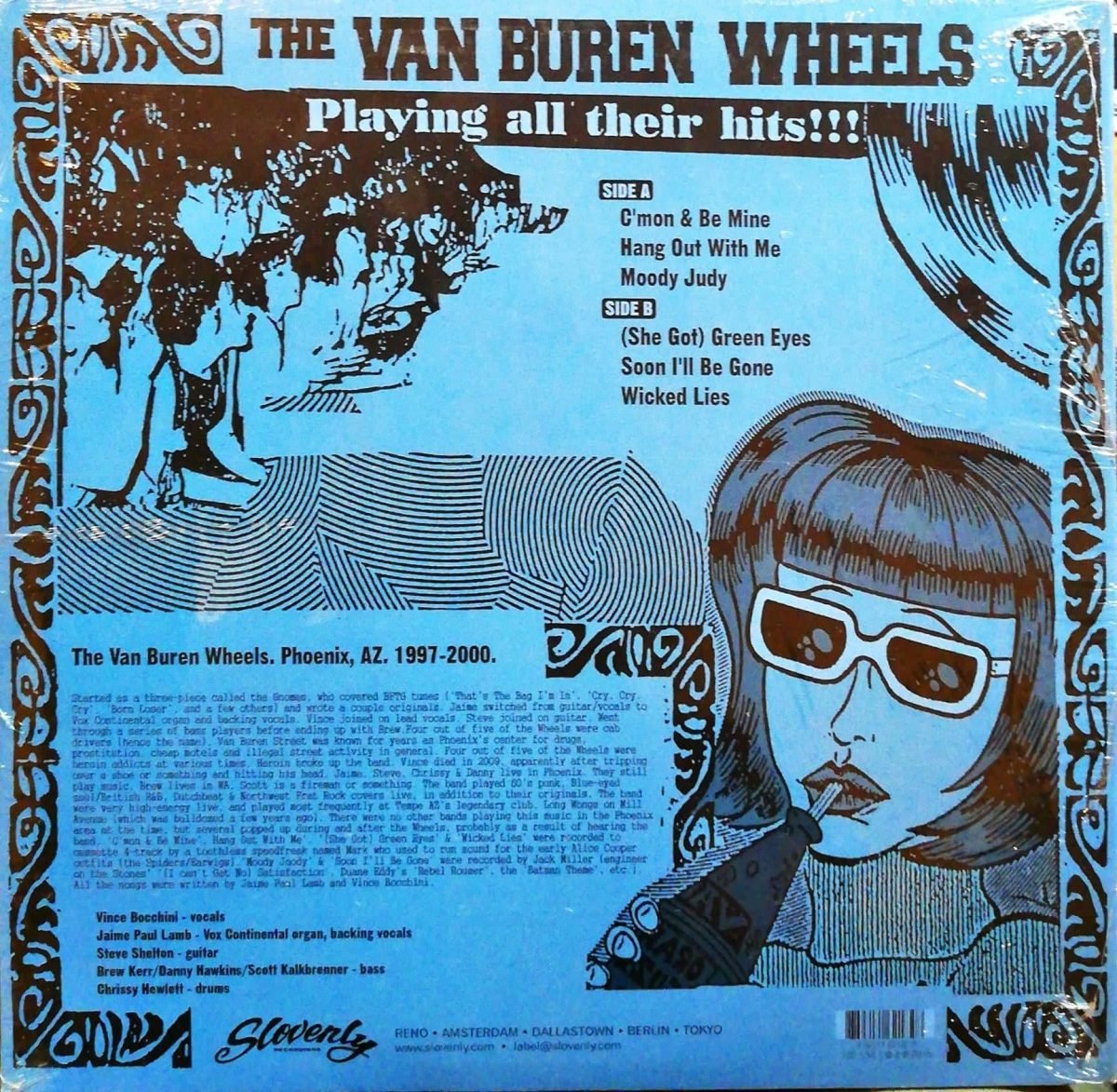 Van Buren Wheels ‎– "Van Buren Wheels" 10" LP Plak - Görsel 2