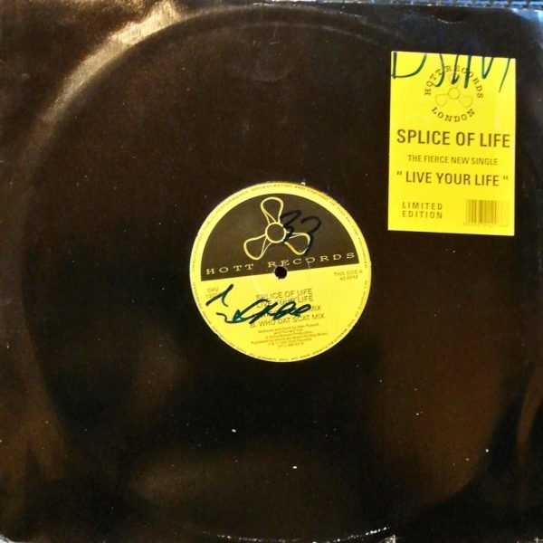 Splice Of Life – Live Your Life 12'' Maxi Single Plak