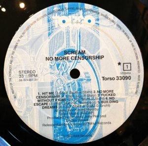 Scream – No More Censorship LP Plak - Görsel 2