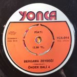 Önder Bali 4 ‎– Bergama Zeybeği / Geçen Yaz 45lik Plak - Görsel 3