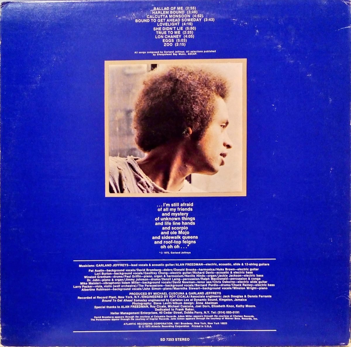 Garland Jeffreys – Garland Jeffreys LP Plak - Görsel 3