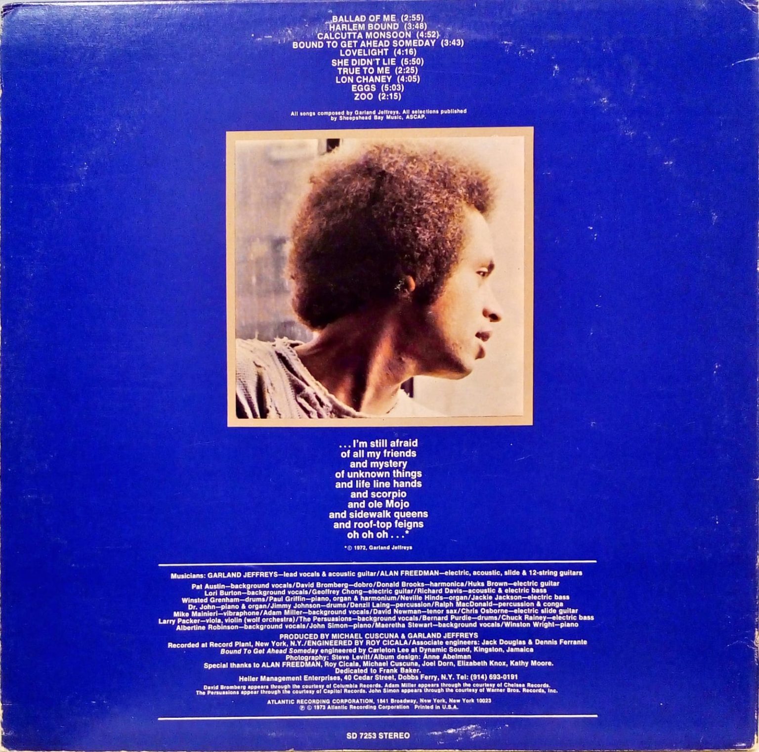 Garland Jeffreys Garland Jeffreys LP Plak Deform Müzik