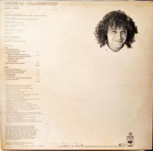 Andreas Vollenweider – White Winds LP Plak - Görsel 3