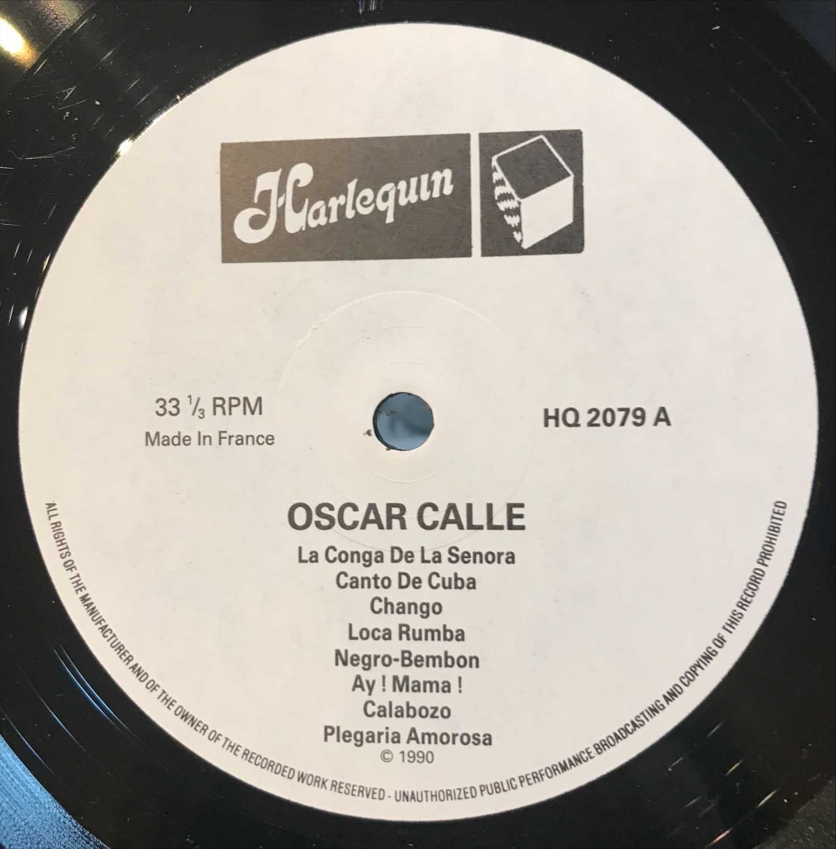 Oscar Calle And His Cuban Orchestra 1932 - 1939 LP Plak - Görsel 2