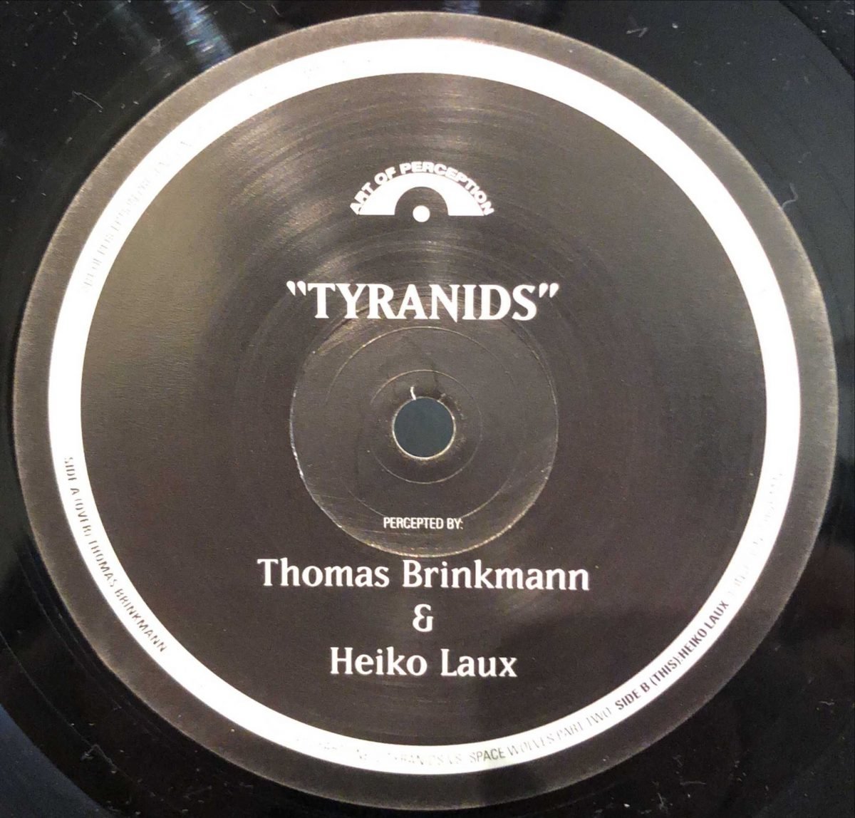 Thomas Brinkmann & Heiko Laux – Tyranids 12'' Maxi Single Plak - Görsel 3