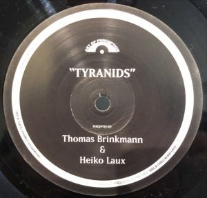 Thomas Brinkmann & Heiko Laux – Tyranids 12'' Maxi Single Plak - Görsel 3