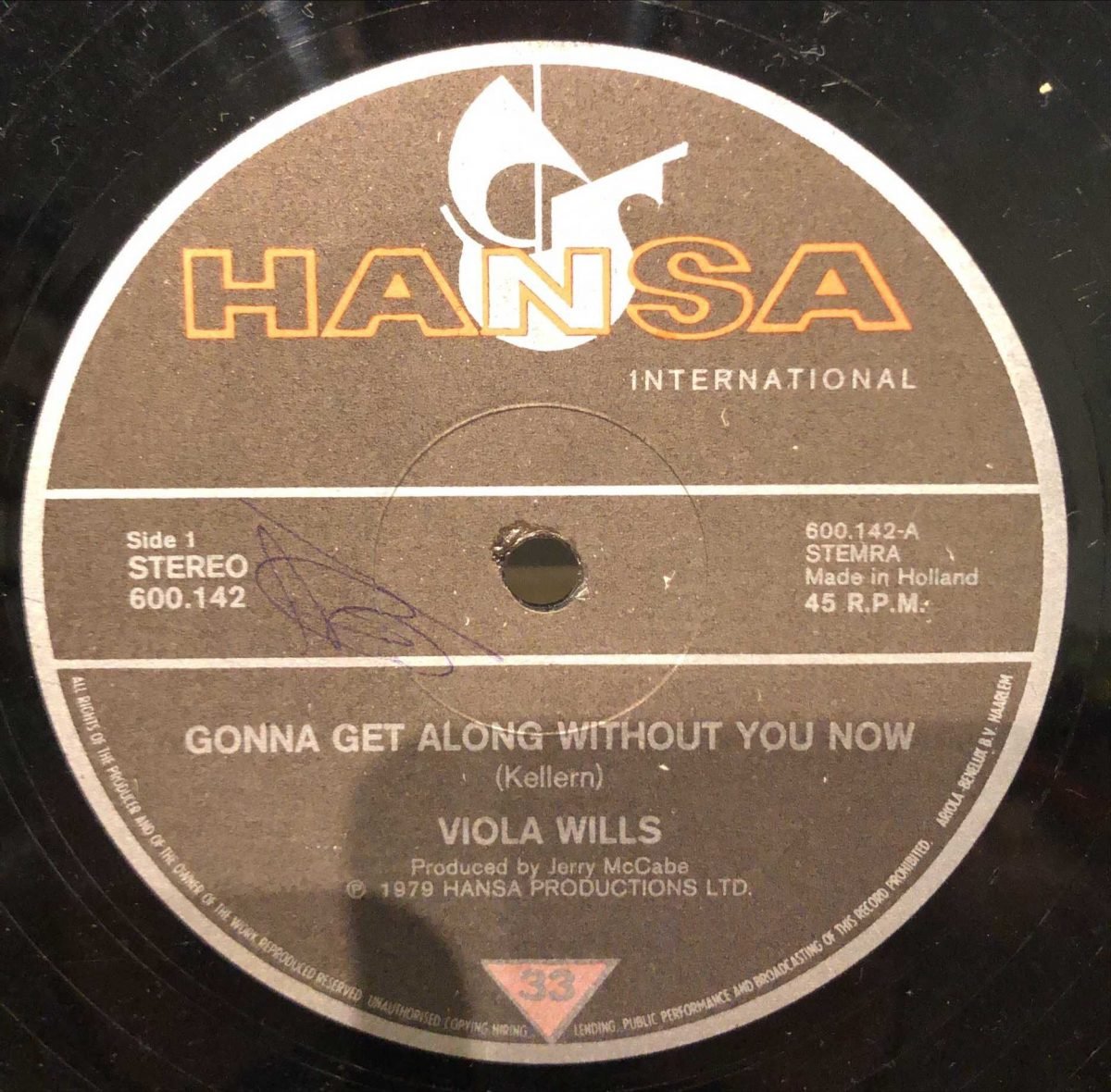 Viola Wills ‎– Gonna Get Along Without You Now / Your Love 12'' Maxi Single Plak - Görsel 2