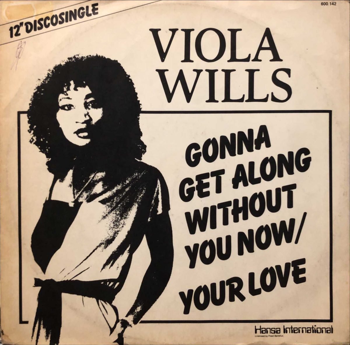 Viola Wills ‎– Gonna Get Along Without You Now / Your Love 12'' Maxi Single Plak - Görsel 3