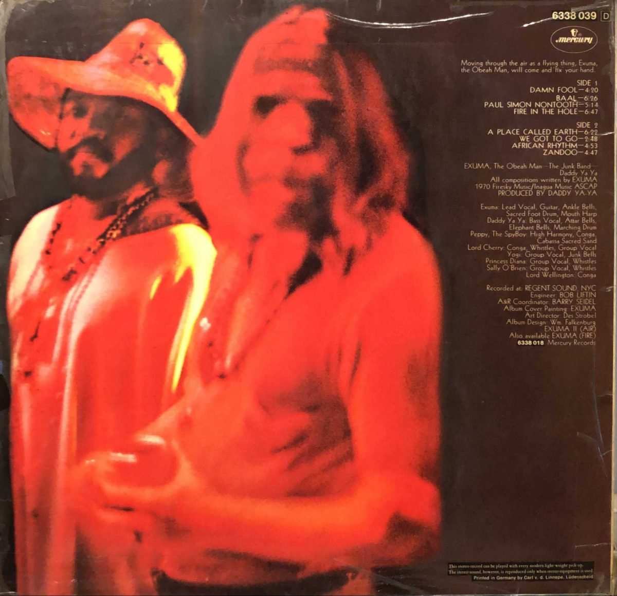 Exuma ‎– Exuma II LP Plak - Görsel 2