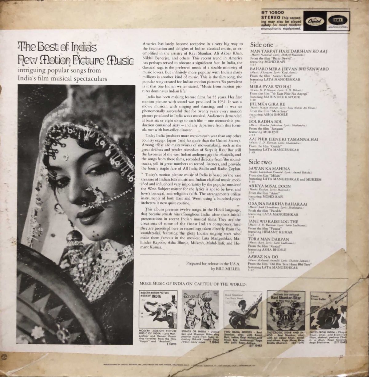 The Best Of India's New Motion Picture Music LP Plak - Görsel 3