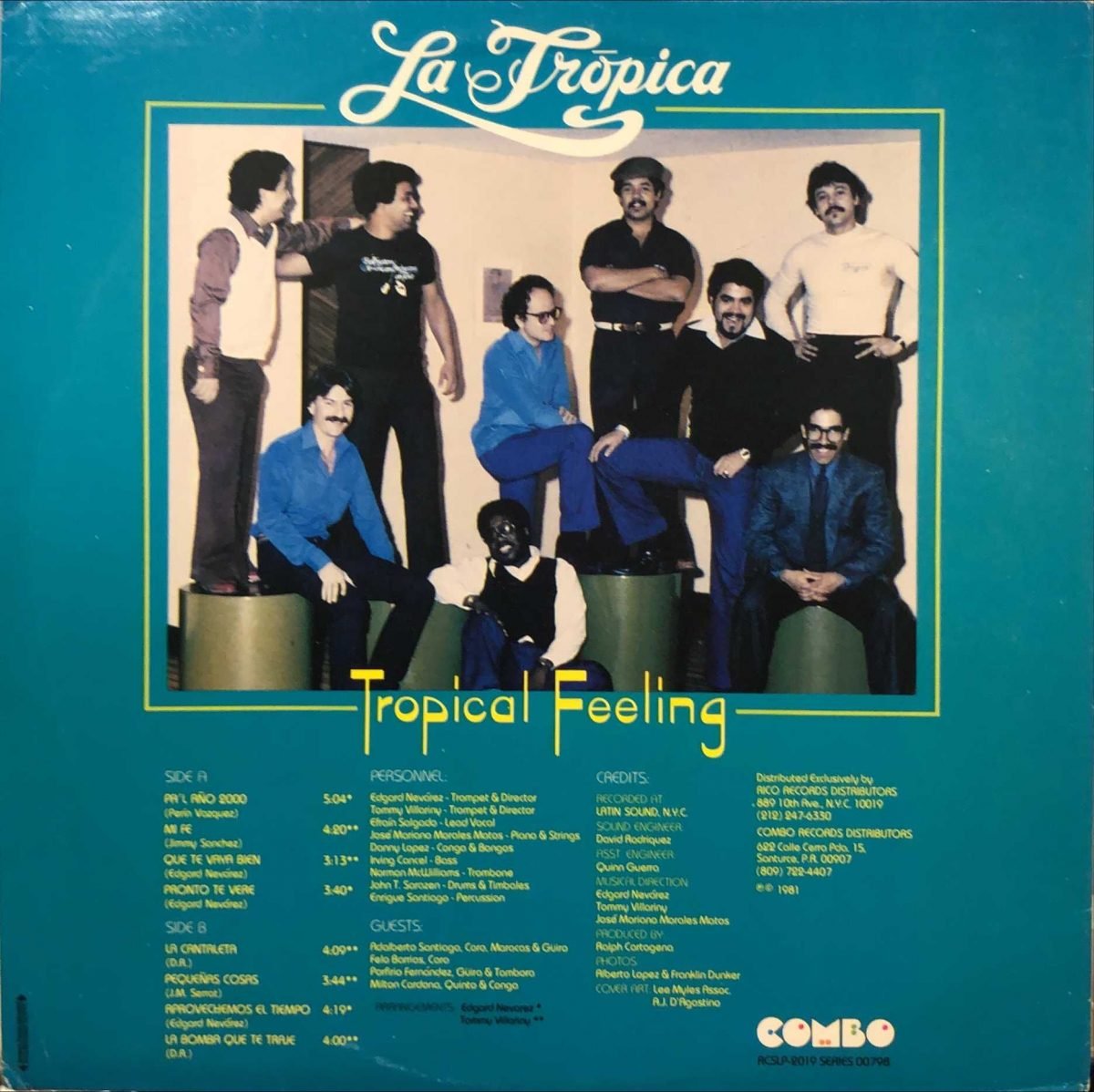 La Trópica ‎– Tropical Feeling LP Plak - Görsel 2