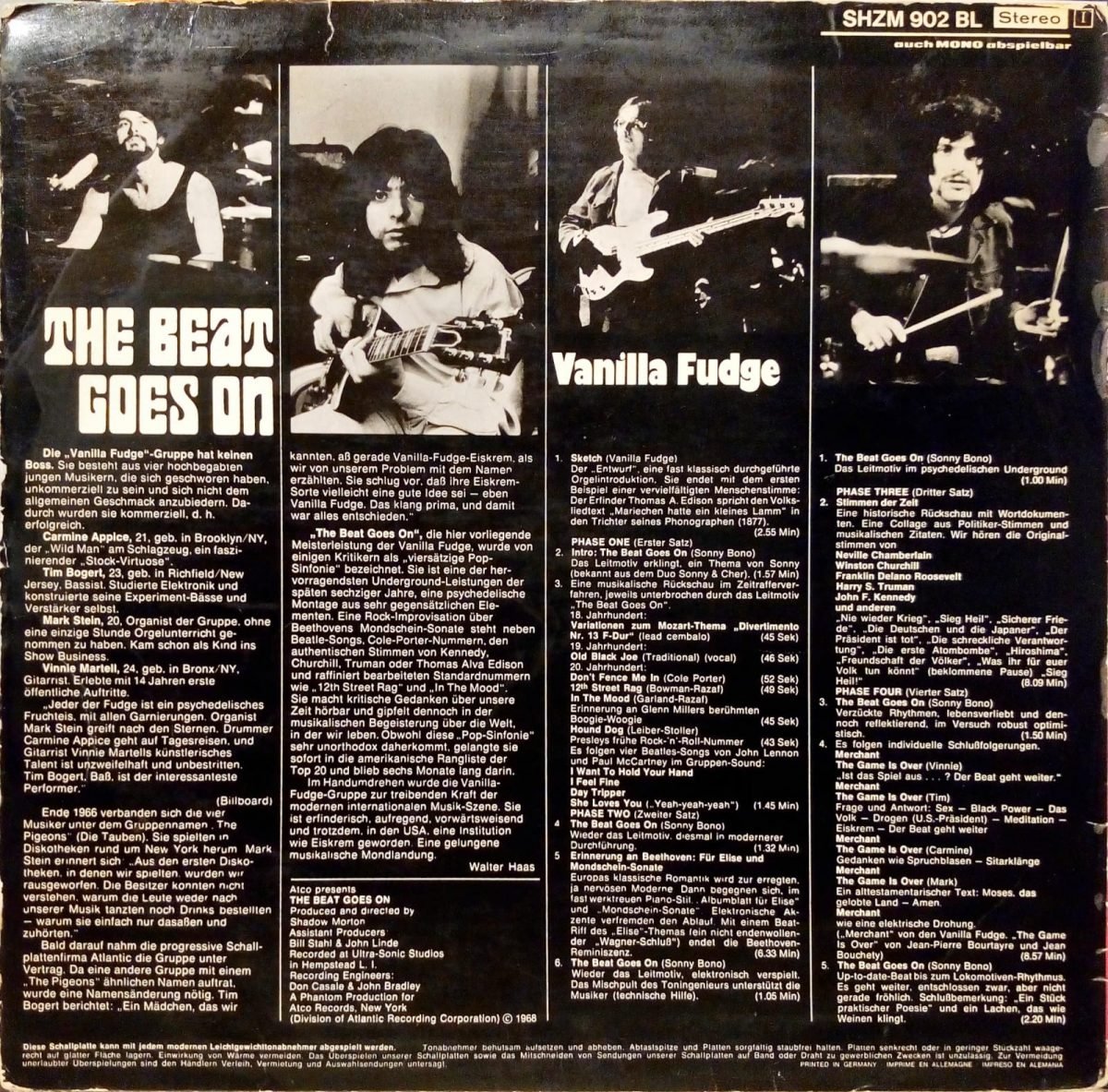 Vanilla Fudge – The Beat Goes On LP Plak - Görsel 2