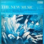 Karlheinz Stockhausen / Krzysztof Penderecki / Earle Brown / Henri Pousseur – The New Music LP Plak