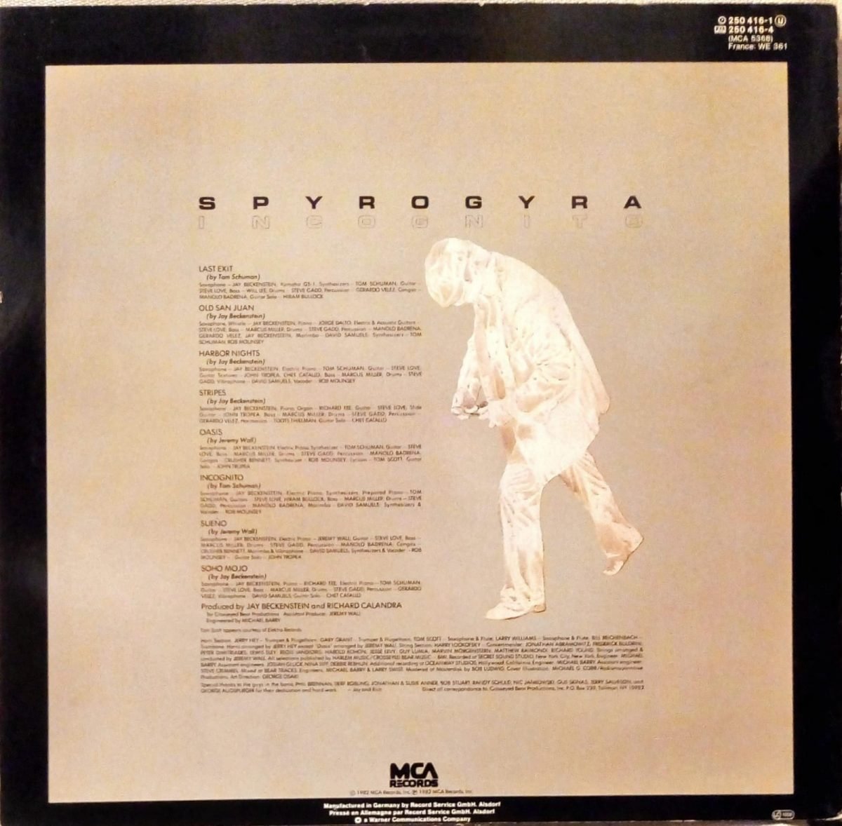 Spyro Gyra – Incognito LP Plak - Görsel 2