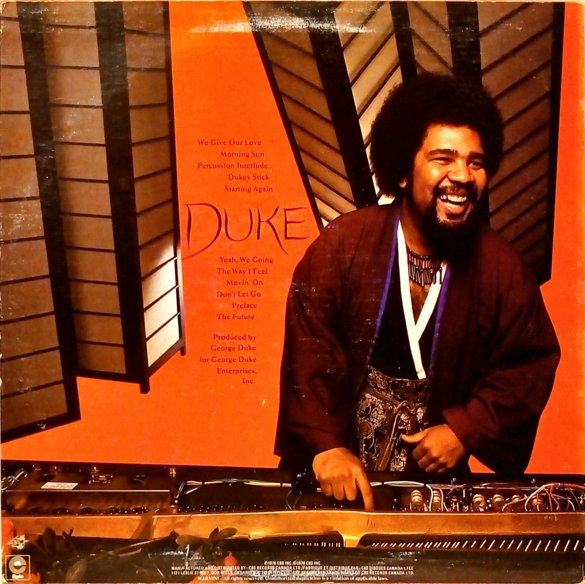 George Duke – Don't Let Go LP Plak - Görsel 3